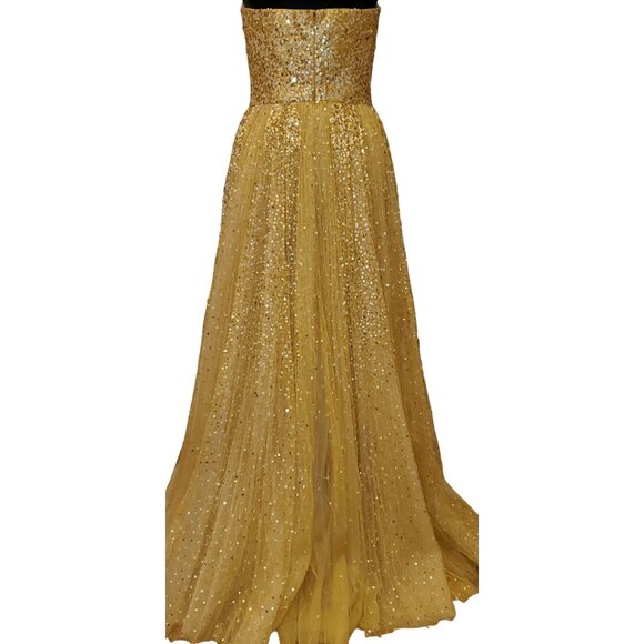 Wow Luxurious Couture Designer Evening Party Prom Glamorous Ballgown Gown Dress - Picture 8 of 16